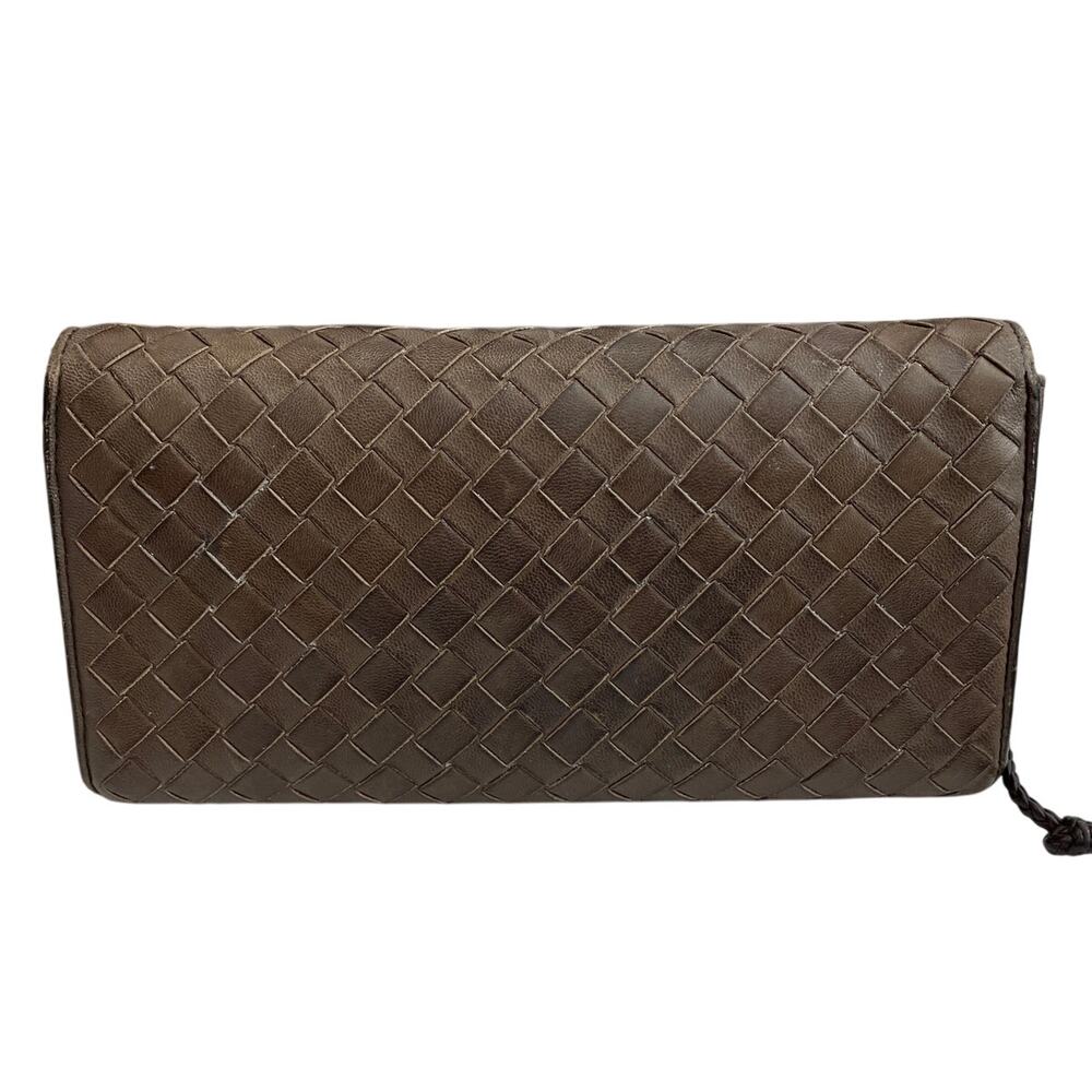 BOTTEGA VENETA RARE Intrecciato Long Wallet COA Pre-loved - Picture 4 of 14